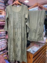 Load image into Gallery viewer, Chikankari Modal Pallazo Set
