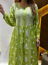 Load image into Gallery viewer, Chikankari A-line Kurta
