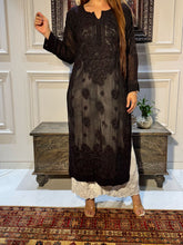 Load image into Gallery viewer, Chikankari Viscose Georgette Kurti

