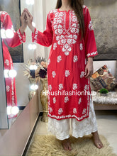 Load image into Gallery viewer, Red Kurti
