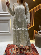 Load image into Gallery viewer, Chikankari Georgette Pant Set
