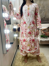Load image into Gallery viewer, Peach Printed Pallazo set
