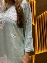 Load image into Gallery viewer, Chikankari Ryon Co-ord Set
