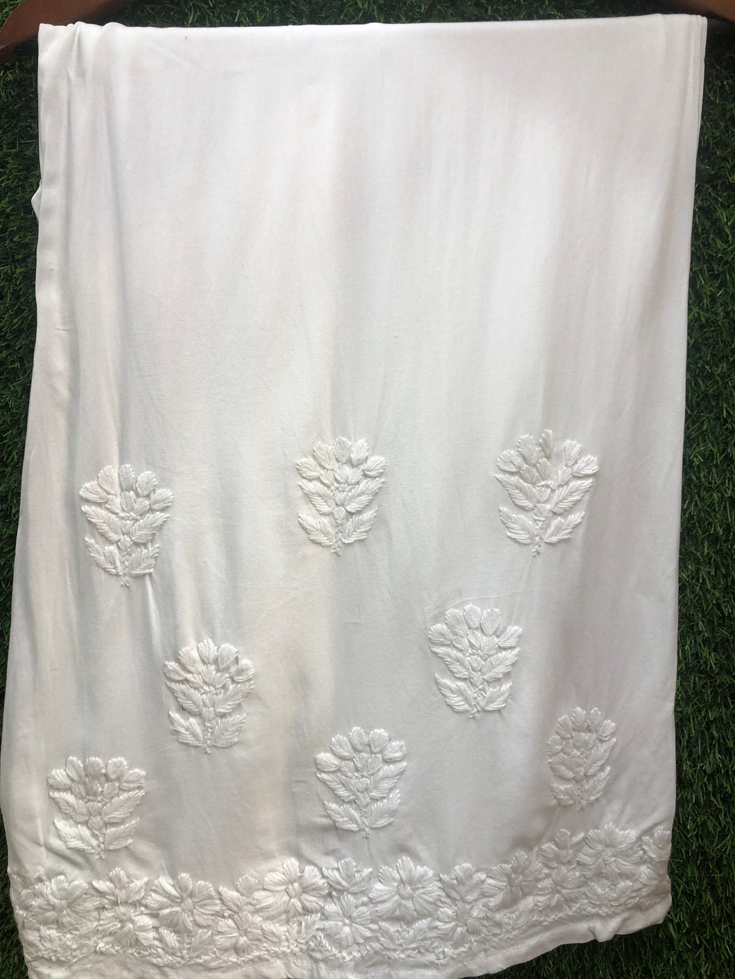Chikankari White Plazzo