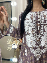 Load image into Gallery viewer, Brown Printed Kurti
