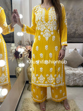 Load image into Gallery viewer, Yellow Pallazo Set
