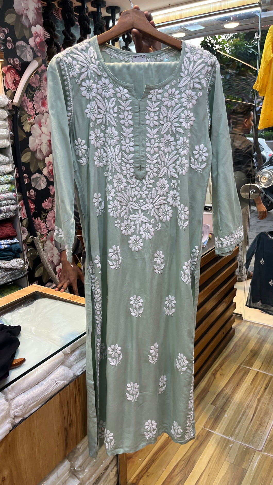 Chikankari Modal Pallazo Set