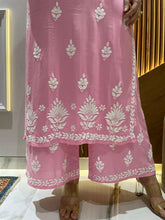 Load image into Gallery viewer, Chikankari Rayon Pallazo Set
