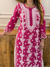 Load image into Gallery viewer, Chikankari Muslin Cutwork Kurta
