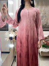 Load image into Gallery viewer, Peach Pink Kurti
