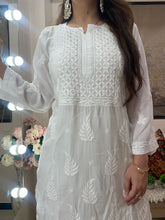 Load image into Gallery viewer, White Muslin Kurti
