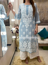 Load image into Gallery viewer, Blue Kurti
