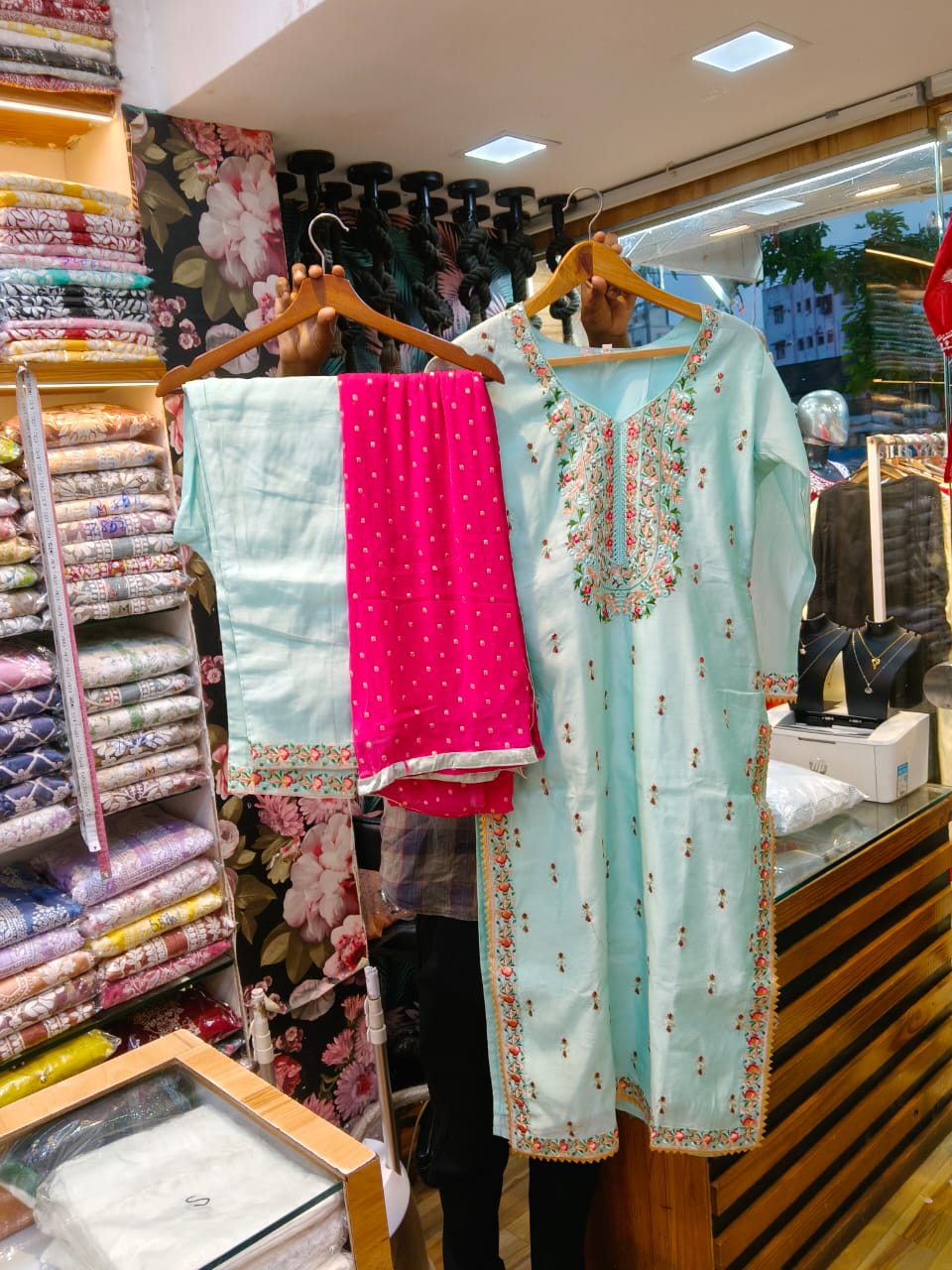 Chanderi Suit