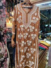 Load image into Gallery viewer, Chikankari Muslin Kurti
