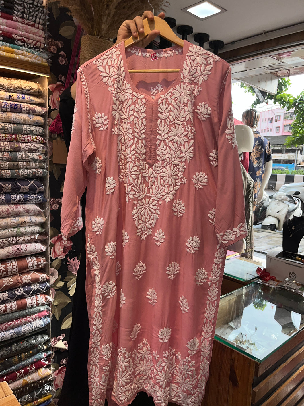 Chikankari Modal Kurti