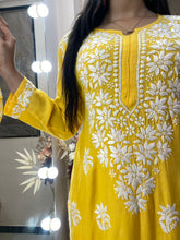 Load image into Gallery viewer, Yellow Pallazo Set
