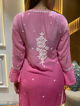 Load image into Gallery viewer, Viscose Muslin Chikankari Pant Set
