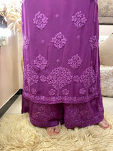 Load image into Gallery viewer, Purple Pallazo Set
