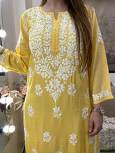 Load image into Gallery viewer, Yellow Pallazo Set
