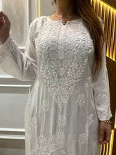 Load image into Gallery viewer, Chikankari Modal White Set

