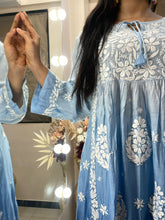 Load image into Gallery viewer, Blue Umbrella Kurti
