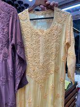 Load image into Gallery viewer, Chikankari Crepe Silk Mukaish Kurta
