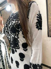 Load image into Gallery viewer, Black and White Kurti
