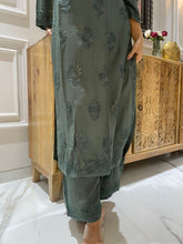 Load image into Gallery viewer, Chikankari Modal Pallazo Set
