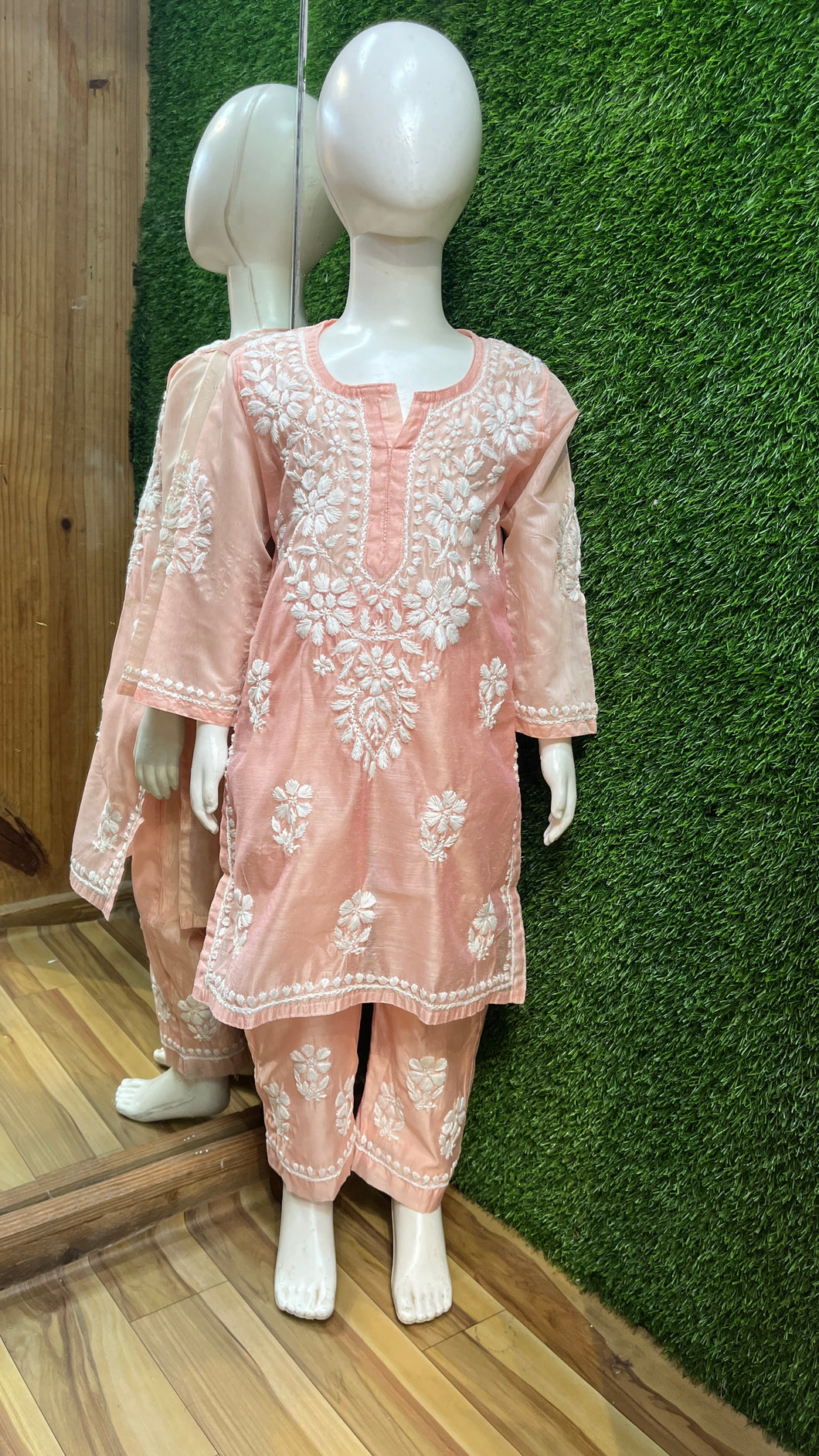 Chikankari Kid Set