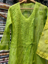 Load image into Gallery viewer, Chikankari Angrakha Kurti
