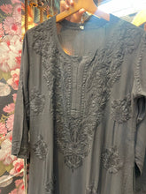 Load image into Gallery viewer, Chikankari Ryon Pallazo Set
