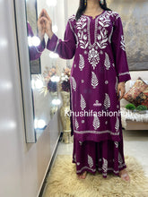 Load image into Gallery viewer, Purple Gharara Set
