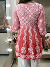 Load image into Gallery viewer, Peach Short Kurti
