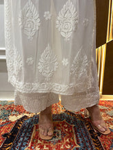 Load image into Gallery viewer, Chikankari White Viscose Kurti
