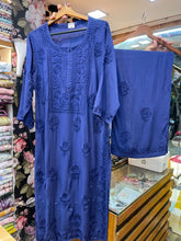 Load image into Gallery viewer, Chikankari Modal Pallazo Set
