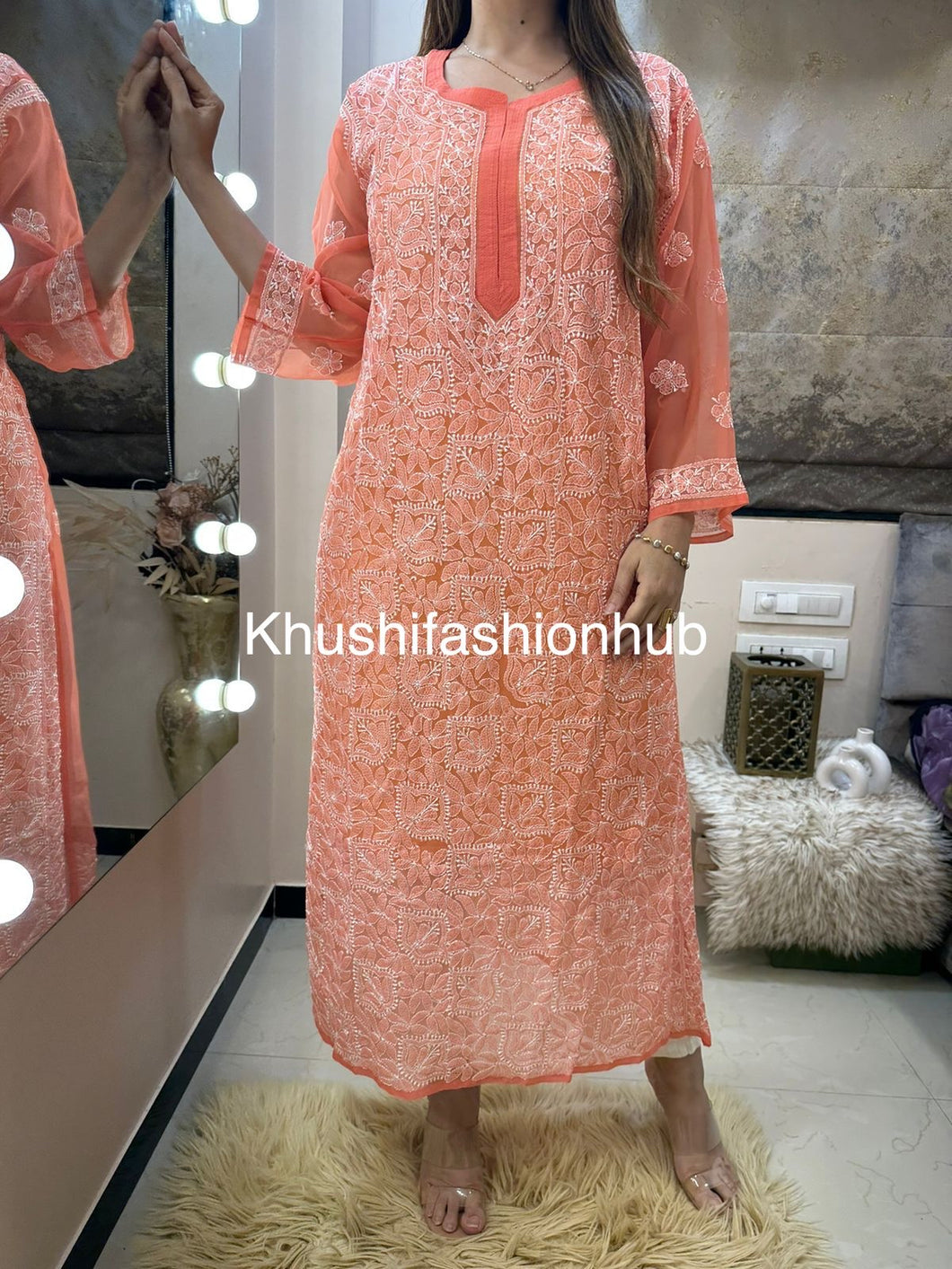 Orange Kurti