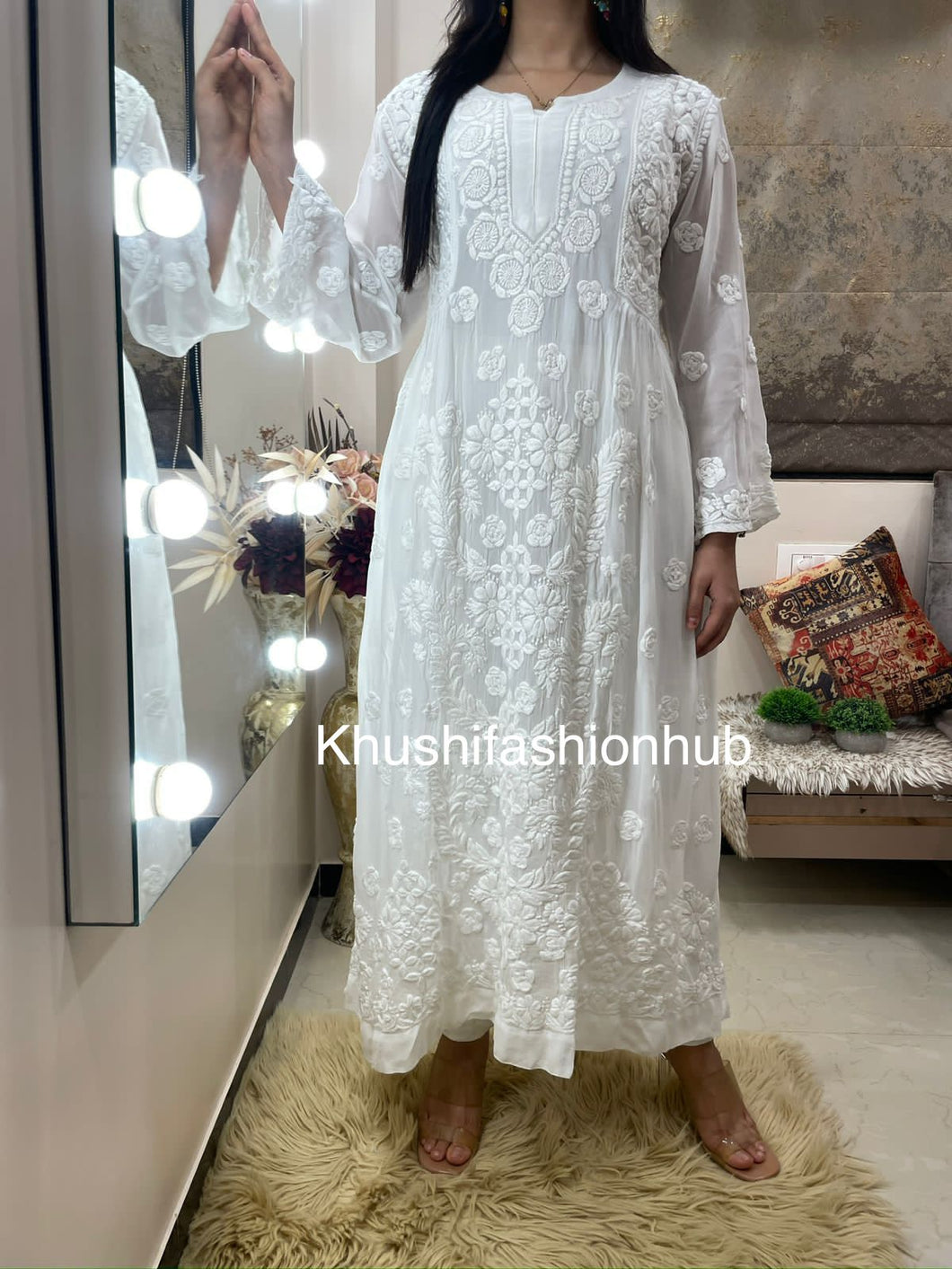 White Jasmine Kurti
