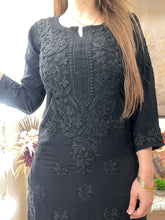 Load image into Gallery viewer, Black Kurti
