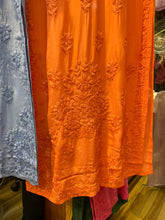 Load image into Gallery viewer, Chikankari Crepe Silk Mukaish Kurta
