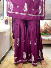 Load image into Gallery viewer, Purple Gharara Set
