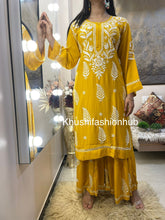 Load image into Gallery viewer, Yellow Gharara Set
