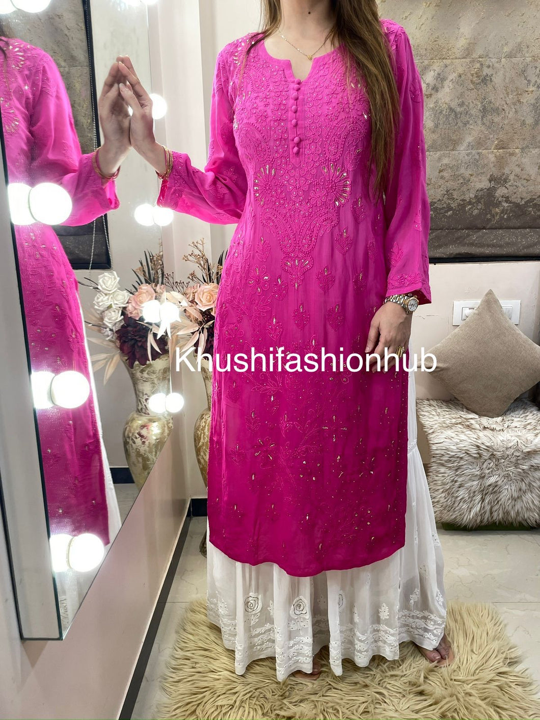 Pink Kurti