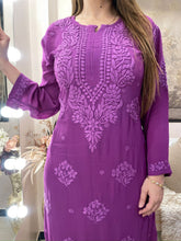 Load image into Gallery viewer, Purple Pallazo Set
