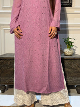 Load image into Gallery viewer, Chikankari Viscose Badla Kurti
