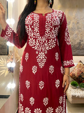 Load image into Gallery viewer, Red Kurti
