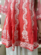 Load image into Gallery viewer, Peach Short Kurti
