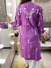 Load image into Gallery viewer, Purple Kurti
