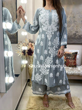 Load image into Gallery viewer, Grey Pallazo Set
