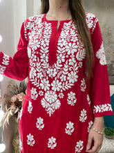 Load image into Gallery viewer, Red Kurti
