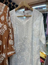 Load image into Gallery viewer, Chikankari Muslin Kurti
